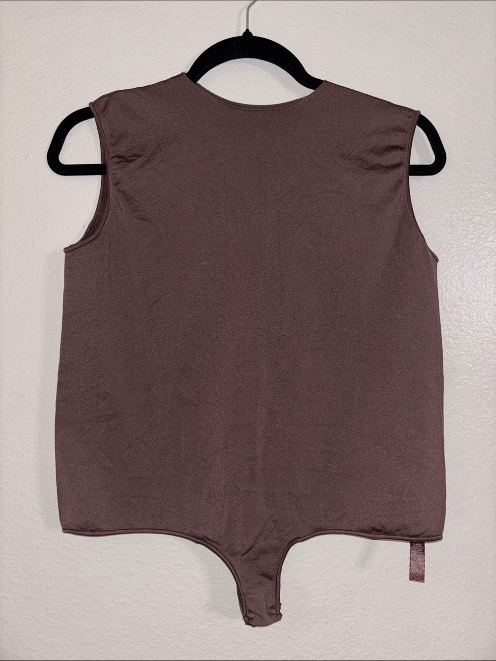 SKIMS Sleeveless Brown Bodysuit